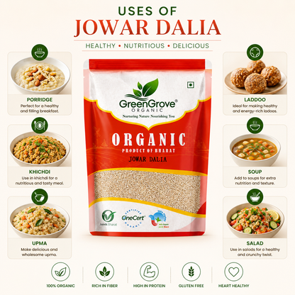 GreenGrove Organic Jowar Dalia