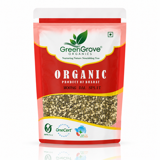 GreenGrove Organic Moong Dal Split 1 kg