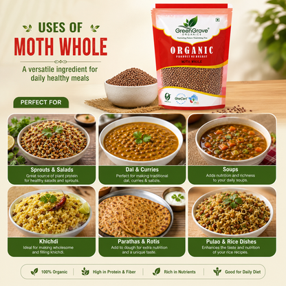 GreenGrove Organic Moth Whole
