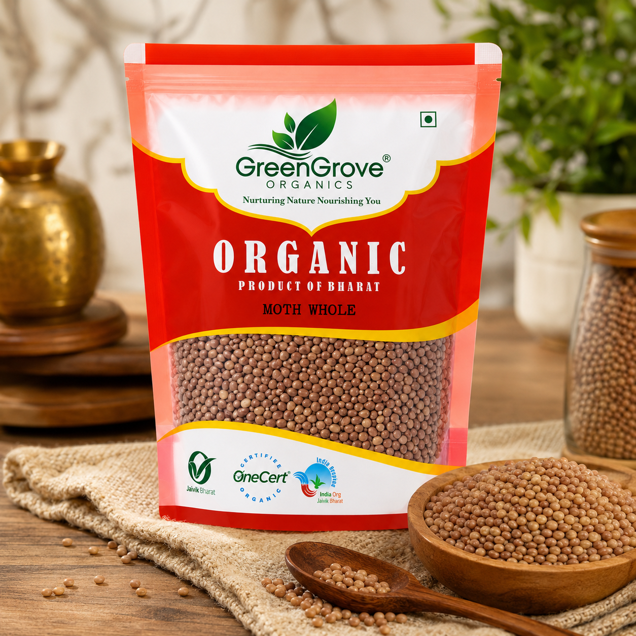 GreenGrove Organic Moth Whole