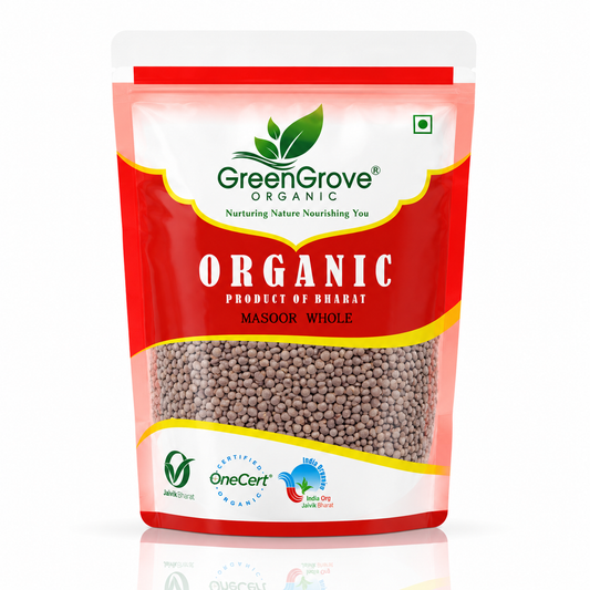 GreenGrove Organic Masoor Dal 500 g