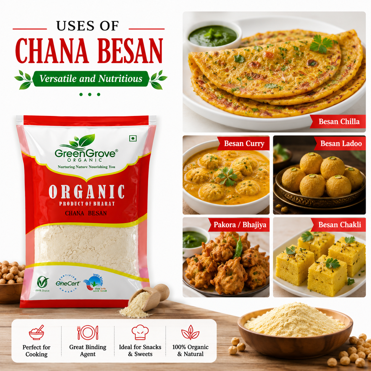 GreenGrove Organic Chana Besan