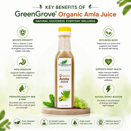 GreenGrove Organic Amla Juice 500 ml