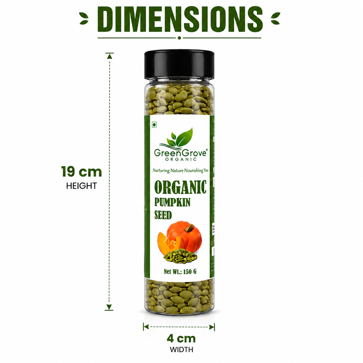 GreenGrove Organic Pumpkin Seeds 150 g