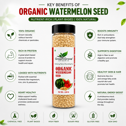 GreenGrove Organic Watermelon Seeds 150 g