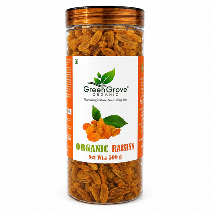 GreenGrove Organic Raisins 500 gm
