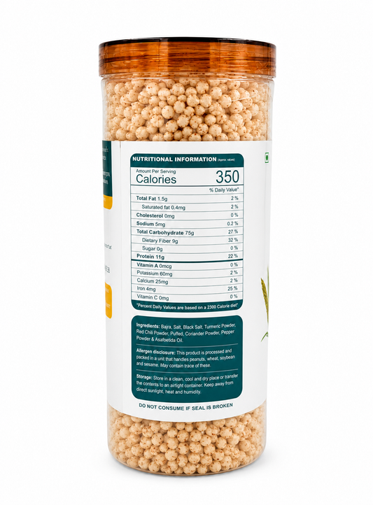 GreenGrove Organic Puffed Bajra 100 g