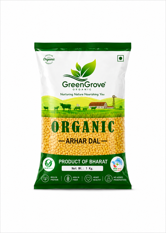 GreenGrove Organic Mix Dal 1 Kg - Premium Blend of Lentils