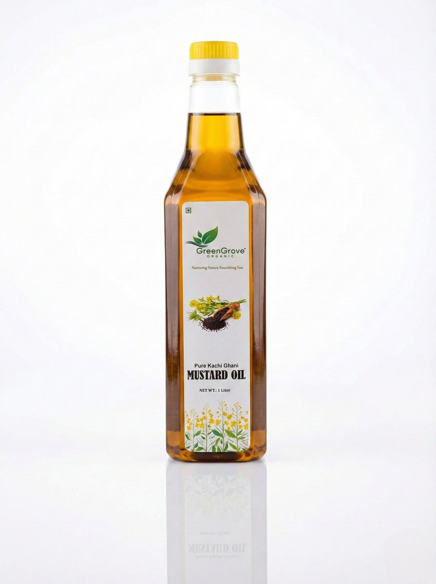 GreenGrove Organic Black Mustard Oil 1 Ltr