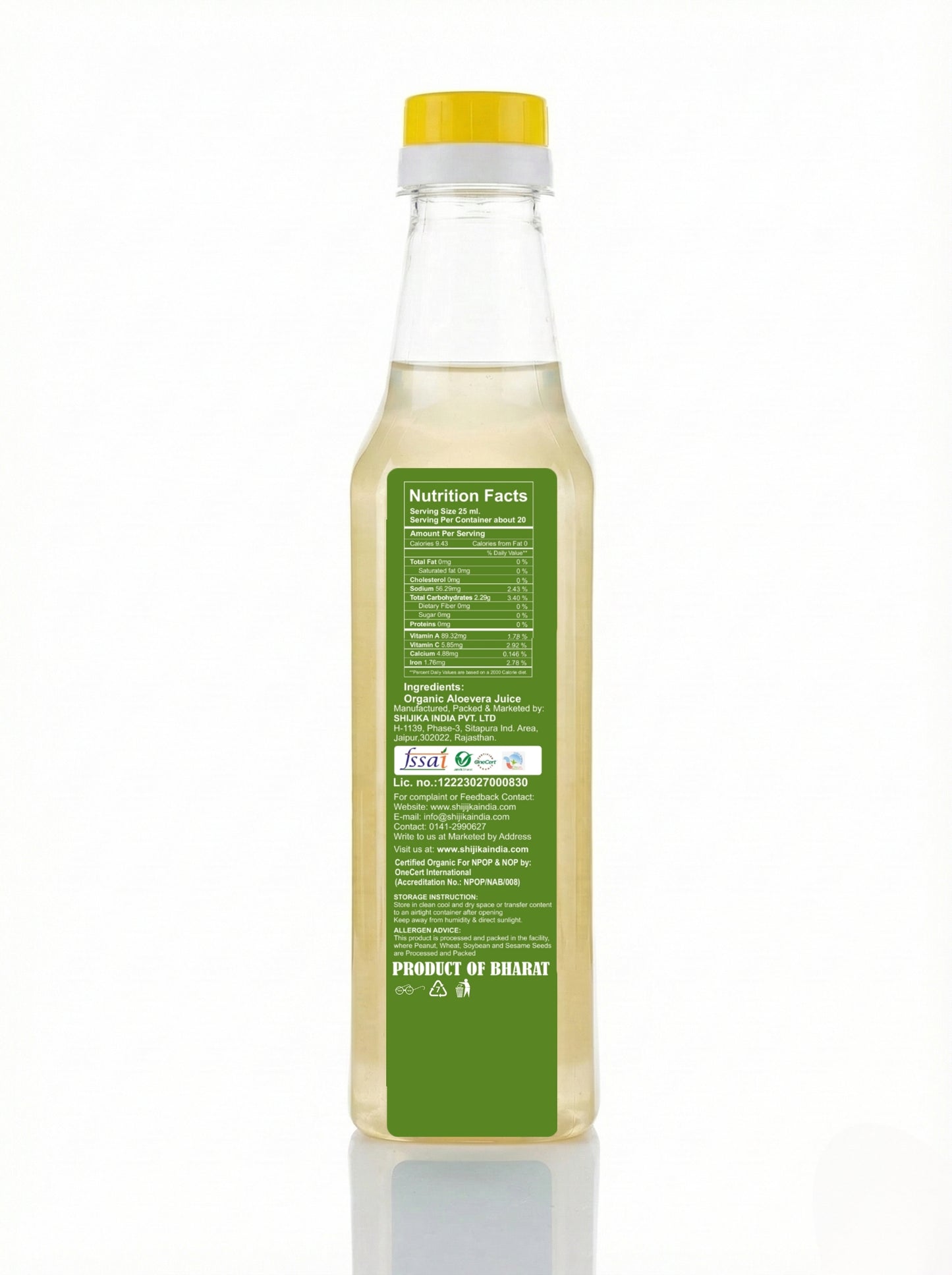 GreenGrove Organic Aloevera Juice 500 ml