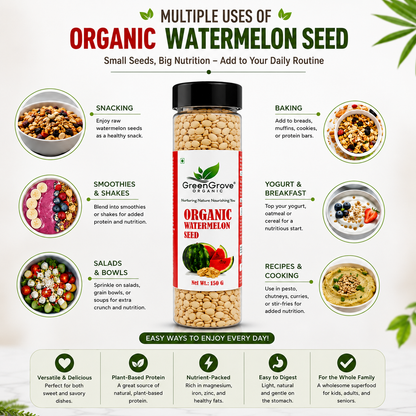 GreenGrove Organic Watermelon Seeds 150 g
