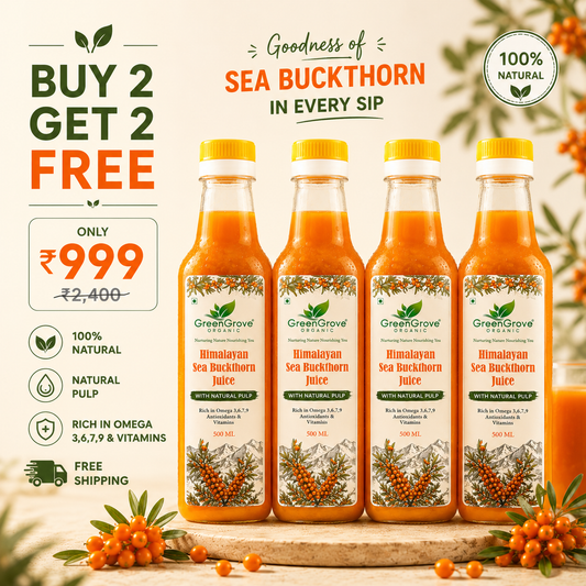 4-Bottle Himalayan Sea Buckthorn Value Pack | Buy 2 Get 2 Free