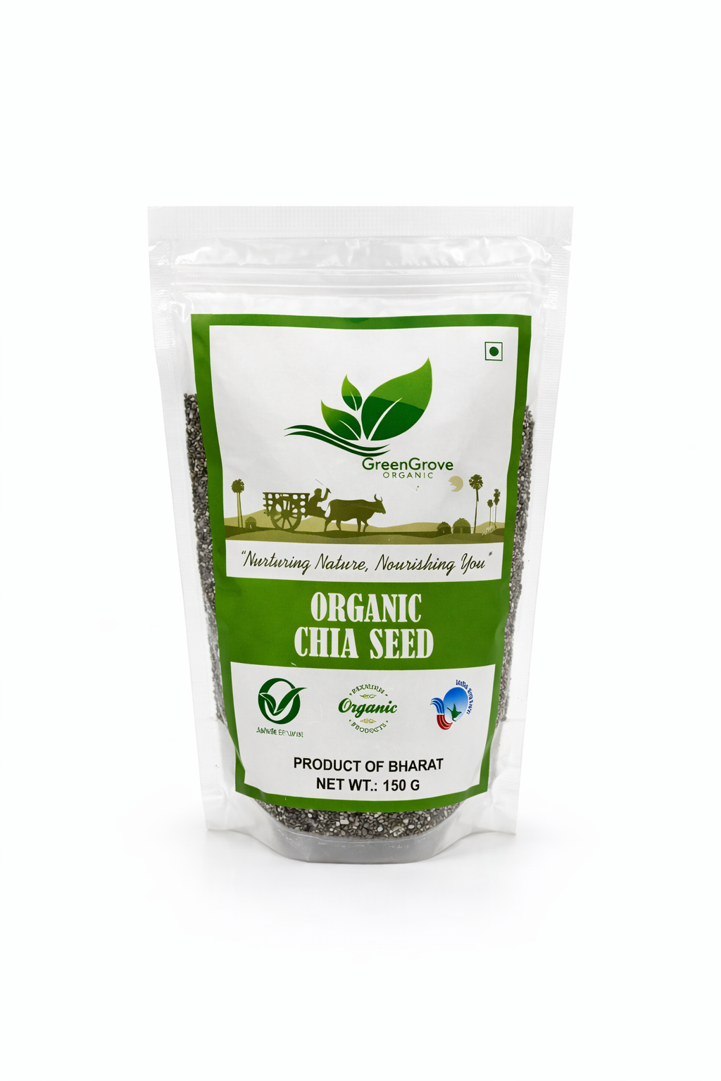 GreenGrove Organic Chia Seeds 150 g