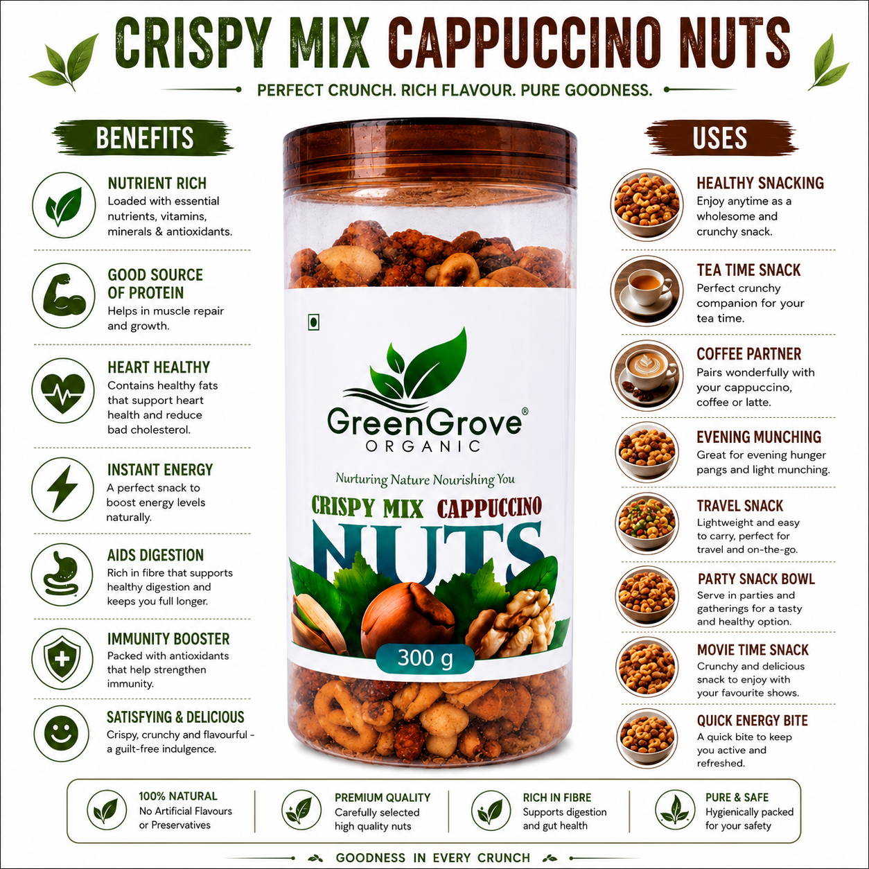 Crspy Mix Cappuccino 300g